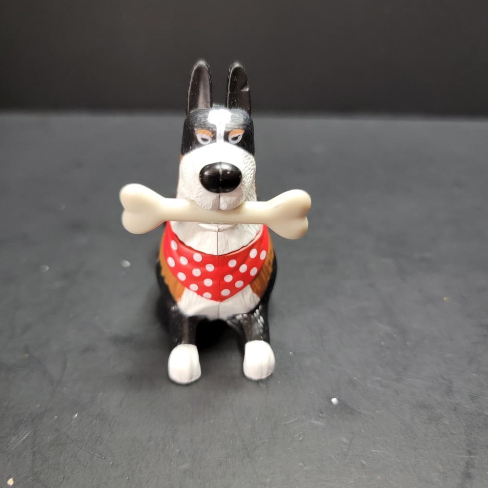 McDonalds The Secret Life Of Pets 2 Bone Shaking Rooster Dog 3" Happy Meal Toy